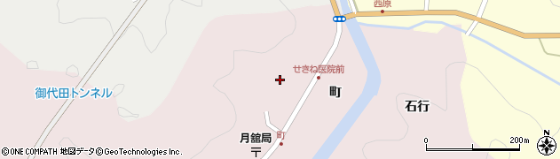 福島県伊達市月舘町月舘殿ノ上周辺の地図
