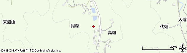 福島県福島市渡利（同森）周辺の地図