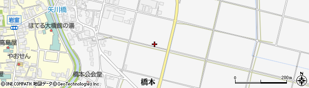新潟県新潟市西蒲区橋本周辺の地図