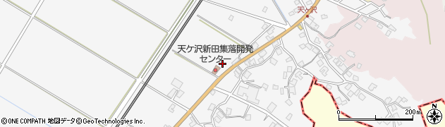 天ヶ沢公園周辺の地図
