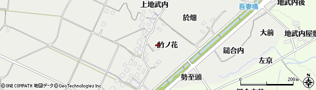 福島県福島市土船竹ノ花32周辺の地図