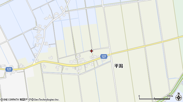 〒950-1461 新潟県新潟市南区平潟の地図