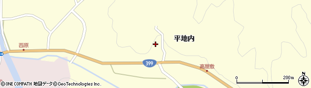 福島県伊達市月舘町布川平地内22周辺の地図