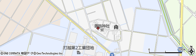新潟県新潟市西蒲区南周辺の地図