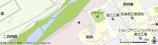 福島県福島市上名倉（染内）周辺の地図
