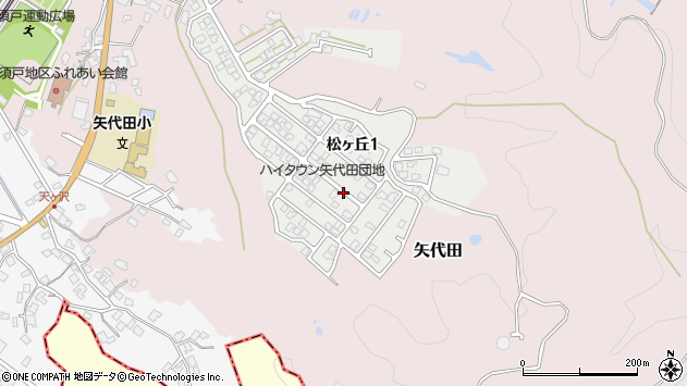 〒956-0117 新潟県新潟市秋葉区松ヶ丘の地図
