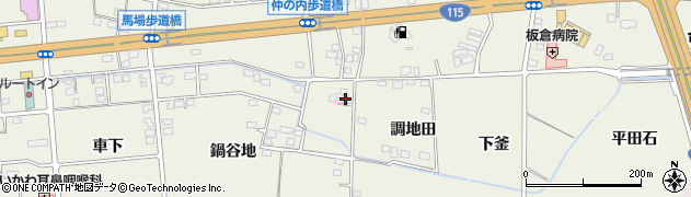 福島県福島市成川鍋谷地72周辺の地図
