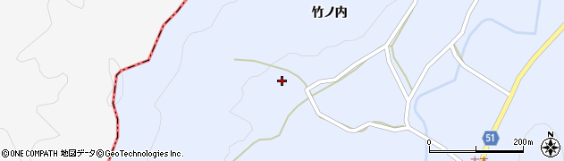 福島県伊達市霊山町上小国（谷沢）周辺の地図