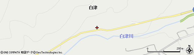 福島県福島市桜本（白津）周辺の地図