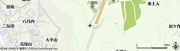 福島県福島市渡利（来迎山）周辺の地図