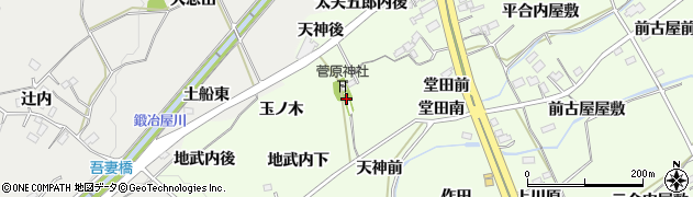 福島県福島市庄野（天神下）周辺の地図