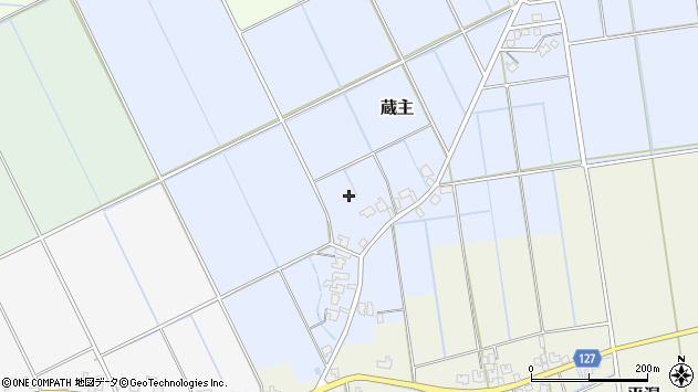 〒950-1462 新潟県新潟市南区蔵主の地図