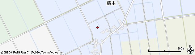 新潟県新潟市南区蔵主周辺の地図