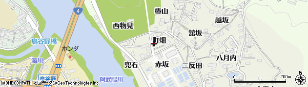 福島県福島市小倉寺（町畑）周辺の地図