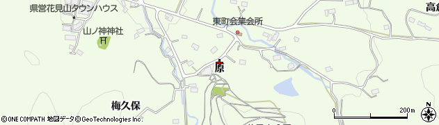 福島県福島市渡利（原）周辺の地図