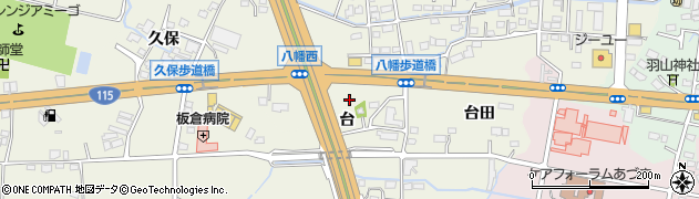 株式会社ナガワ　福島展示場周辺の地図