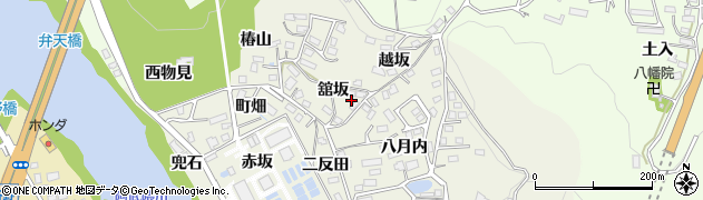 福島県福島市小倉寺舘坂18周辺の地図