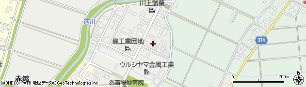 新潟県新潟市西蒲区赤鏥3916周辺の地図