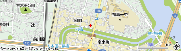 大東銀行　福島ローンセンター周辺の地図