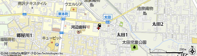 株式会社佐久間石油　五泉東ＳＳ周辺の地図