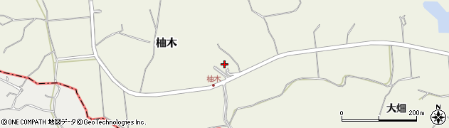 福島県相馬市柚木北桑原周辺の地図