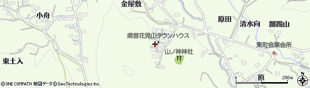 福島県福島市渡利（小舟入）周辺の地図
