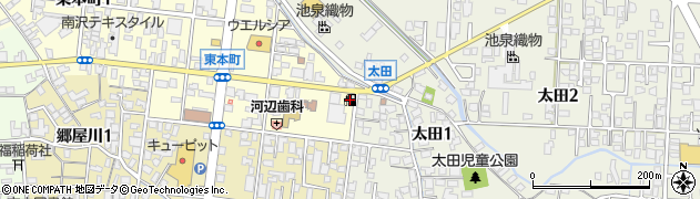 ａｐｏｌｌｏｓｔａｔｉｏｎ五泉東ＳＳ周辺の地図
