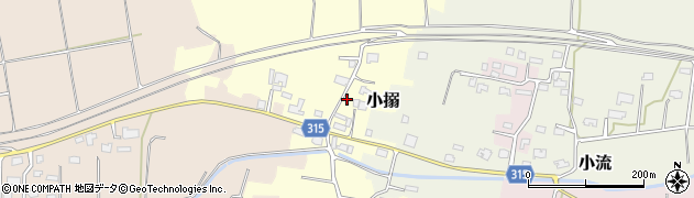 新潟県五泉市小搦160周辺の地図
