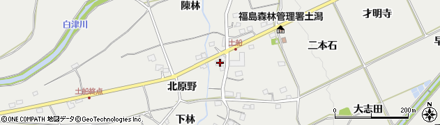 福島県福島市土船陳林16周辺の地図