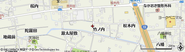 福島県福島市吉倉竹ノ内周辺の地図