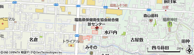 福島県福島市方木田水戸内19周辺の地図