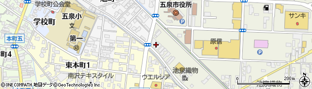 株式会社ハヤマ　ハートロード五泉周辺の地図