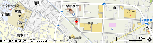 五泉中央デイサービスセンター周辺の地図