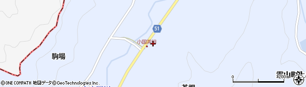 福島県伊達市霊山町上小国茶畑93周辺の地図