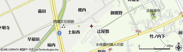 福島県福島市庄野（東畑）周辺の地図
