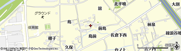 福島県福島市佐倉下前島13周辺の地図