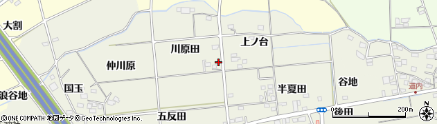福島県福島市成川川原田9周辺の地図