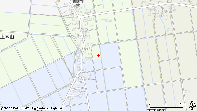 〒950-1474 新潟県新潟市南区上木山の地図