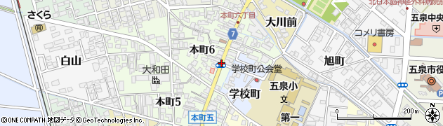 本町６周辺の地図