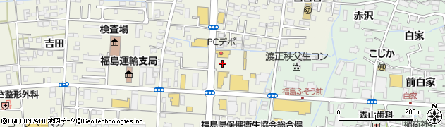 福島県福島市吉倉（前田）周辺の地図