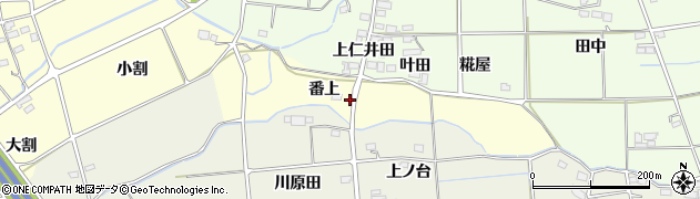 福島県福島市佐倉下番上26周辺の地図