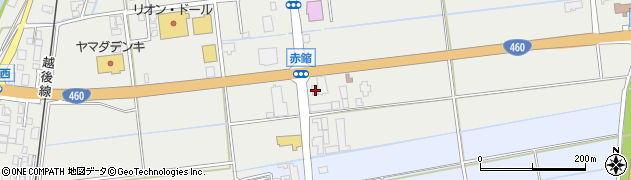 新潟県新潟市西蒲区赤鏥999周辺の地図
