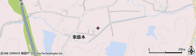 福島県相馬市富沢東藤木周辺の地図