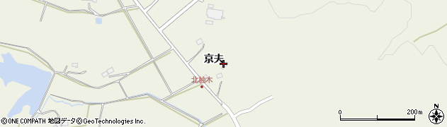 福島県相馬市柚木（京夫）周辺の地図