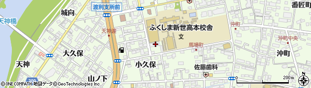 福島県福島市渡利北ノ内周辺の地図