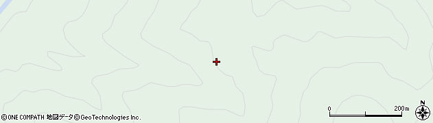 福島県西会津町（耶麻郡）奥川大字飯根（上木美口）周辺の地図