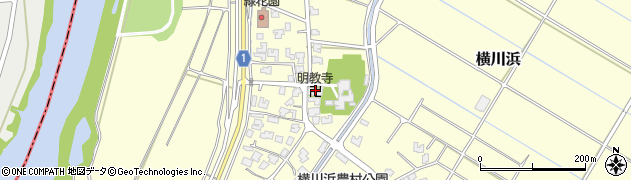 明教寺周辺の地図