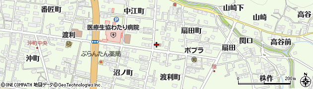 岩崎町簡易郵便局周辺の地図
