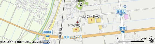 新潟県新潟市西蒲区赤鏥934周辺の地図
