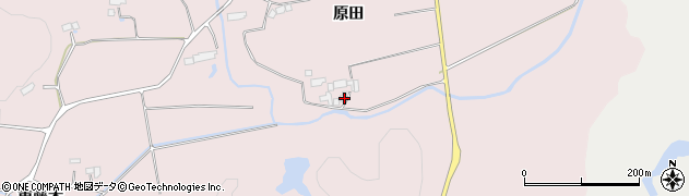 福島県相馬市富沢原田周辺の地図